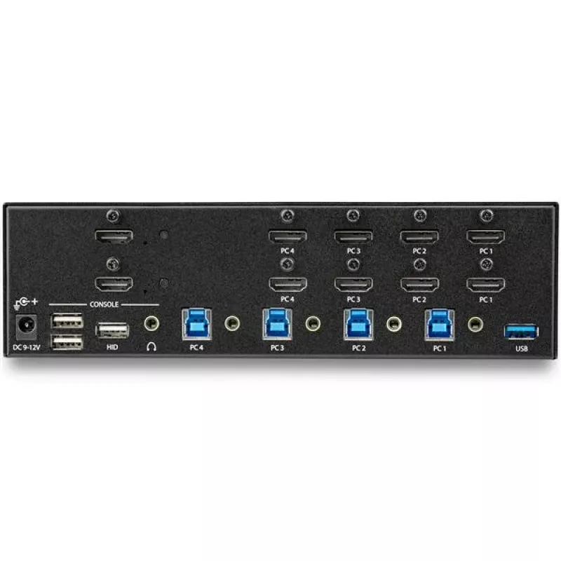 StarTech.com 4 portin HDMI KVM-kytkin – 4K 30Hz – kahden näytön tuki