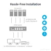 StarTech.com 4 portin HDMI KVM-kytkin – 4K 30Hz – kahden näytön tuki