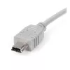 StarTech.com 15 cm Mini-USB-2.0-kaapeli – A - Mini-B, 0,152 m, USB A, Mini-USB B, USB 2.0, uros/uros, harmaa