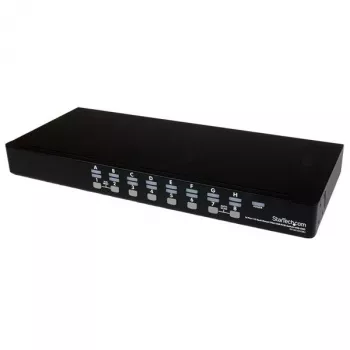 StarTech.com 16 portin 1HE rack-asennettava USB KVM-kytkinsarja OSD:llä ja kaapeleilla