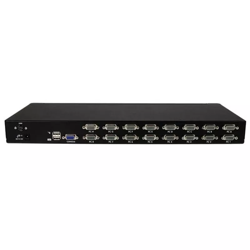 StarTech.com 16 portin 1HE rack-asennettava USB KVM-kytkinsarja OSD:llä ja kaapeleilla