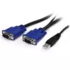 StarTech.com 16 portin 1HE rack-asennettava USB KVM-kytkinsarja OSD:llä ja kaapeleilla