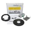 StarTech.com 2 portin USB - RS232 RS422 RS485 -sarja-adapteri COM-retentiolla