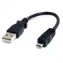 StarTech.com 15 cm Micro-USB-kaapeli - A - Micro B, 0,1524 m, USB A, Micro-USB B, uros/uros, 0,48 Gbit/s, musta
