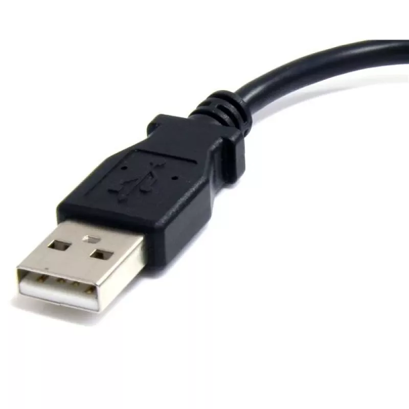 StarTech.com 15 cm Micro-USB-kaapeli - A - Micro B, 0,1524 m, USB A, Micro-USB B, uros/uros, 0,48 Gbit/s, musta