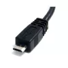 StarTech.com 15 cm Micro-USB-kaapeli - A - Micro B, 0,1524 m, USB A, Micro-USB B, uros/uros, 0,48 Gbit/s, musta