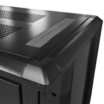 StarTech.com 4-pylväs 25U palvelinkehikkokaappi, lukittava 19 tuuman datakehikkokaappi tietokoneelle / AV / IT-laitteille, toimisto- / kotiverkkokehikko pyörillä ja säädettävillä asennuskiskoilla