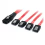 StarTech.com 50cm Serial Attached SCSI SAS -kaapeli – SFF-8087 - 4x lukittuva SATA