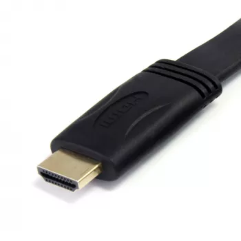 StarTech.com 1,8m litteä High-Speed-HDMI-kaapeli Ethernetillä – Ultra HD 4k x 2k HDMI-kaapeli – HDMI - HDMI uros/uros ~ 6 ft litteä High-Speed-HDMI-kaapeli Ethernetillä – Ultra HD 4k x 2k HDMI-kaapeli – HDMI - HDMI uros/uros