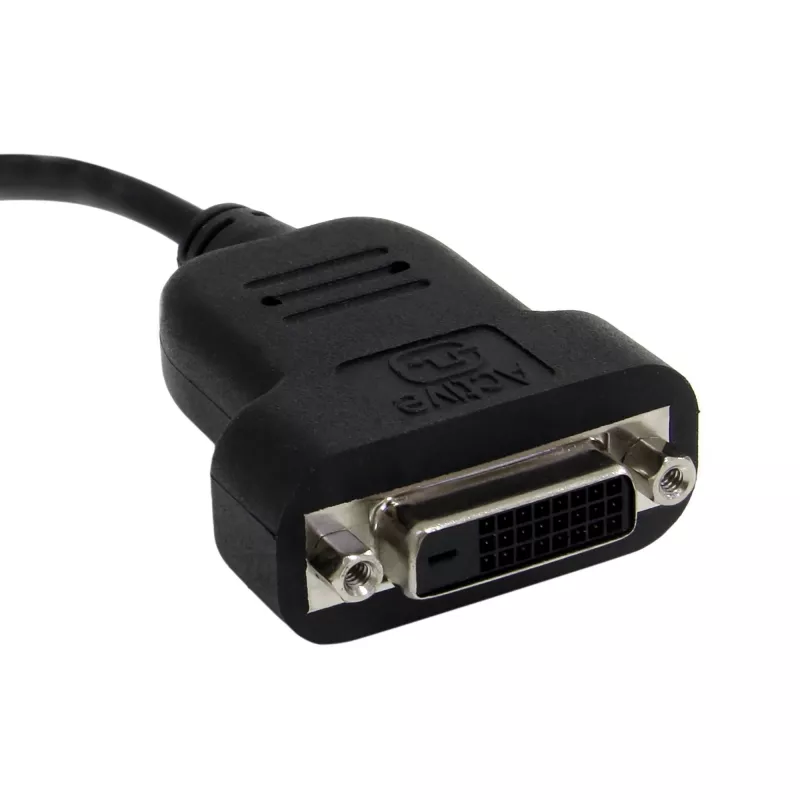 StarTech.com Mini DisplayPort - DVI-adapteri - aktiivinen Mini DisplayPort - DVI-D-adapterimuunnin - 1080p video - mDP tai Thunderbolt 1/2 Mac/PC - DVI-näyttöön, mDP - DVI Single-Link