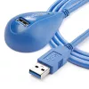 StarTech.com 5 ft pöytä SuperSpeed USB 3.0 -jatkokaapeli - A - A uros/naaras
