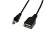 StarTech.com 1 ft Mini USB 2.0 -kaapeli - USB A - Mini B naaras/uros, 0,3 m, USB A, Mini-USB B, uros/naaras, 0,48 Gbit/s, musta