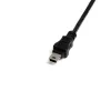 StarTech.com 1 ft Mini USB 2.0 -kaapeli - USB A - Mini B naaras/uros, 0,3 m, USB A, Mini-USB B, uros/naaras, 0,48 Gbit/s, musta