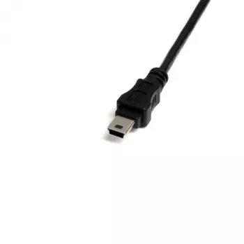 StarTech.com 1 ft Mini USB 2.0 -kaapeli - USB A - Mini B naaras/uros, 0,3 m, USB A, Mini-USB B, uros/naaras, 0,48 Gbit/s, musta