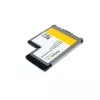 StarTech.com 2 portin upotettava ExpressCard 54mm SuperSpeed USB 3.0 -korttiadapteri UASP-tuella
