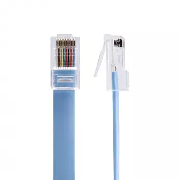 StarTech.com 6 ft Cisco-konsoli Rollover -kaapeli - RJ45 uros/uros, 1,8 m, RJ-45, RJ-45, sininen