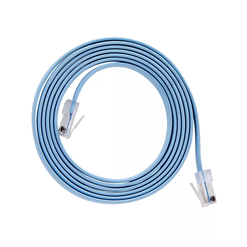StarTech.com 6 ft Cisco-konsoli Rollover -kaapeli - RJ45 uros/uros, 1,8 m, RJ-45, RJ-45, sininen