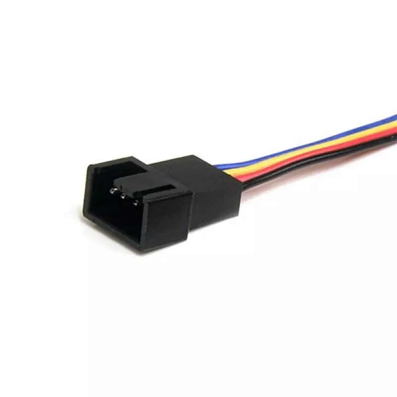 StarTech.com 12in 4-pin tuuletinvirtakaapeli Y-kaapeli – naaras/uros, Molex (4-pin), Molex (4-pin), 0,31 m, uros, naaras, monivärinen
