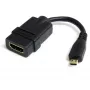 StarTech.com Micro HDMI - HDMI-adapteri - 4K 30Hz video - kestävä High Speed Micro HDMI Type-D - HDMI 1.4 -muunnin/kaapeliadapteri - Ultra HD HDMI-näytöt, televisiot & näytöt - uros/naaras
