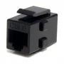 StarTech.com Cat 6 RJ45 Keystone Jack -verkkoliitin - naaras/naaras, musta, RJ-45, RJ-45, 90 mm, 125 mm, 2 mm