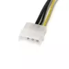 StarTech.com 15 cm LP4 - 8-pin PCI Express näytönohjainvirtasovitin