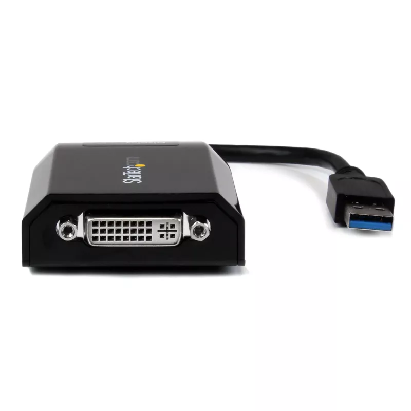 StarTech.com USB 3.0 - DVI / VGA -adapteri – 2048x1152, 3.2 Gen 1 (3.1 Gen 1), USB Type-A, DVI-lähtö, 2048 x 1152 pikseliä