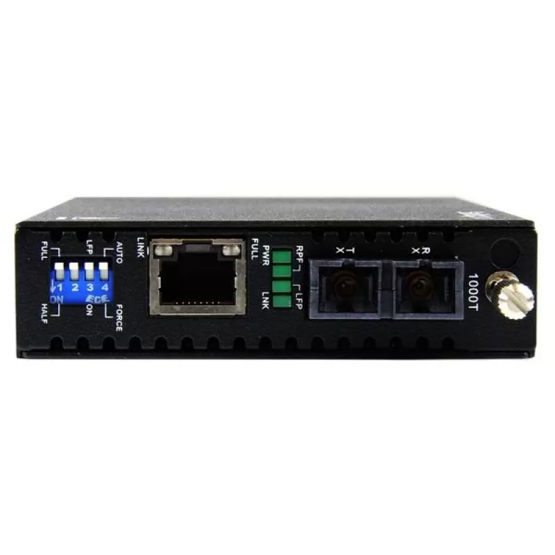 StarTech.com Gigabit Ethernet monimuotokuitu -mediakonvertteri SC 550m - 1000 Mbit/s