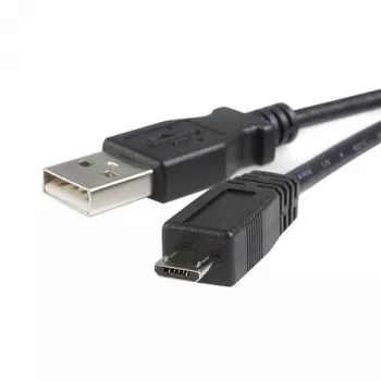 StarTech.com 0,5 m Micro-USB-kaapeli - A - Micro B, 0,5 m, USB A, Micro-USB B, USB 2.0, uros/uros, musta
