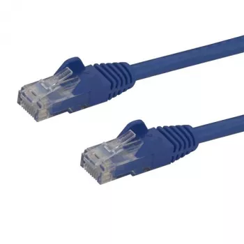StarTech.com 10m CAT6 Ethernet-kaapeli – sininen CAT 6 Gigabit Ethernet -kaapeli – 250 MHz 100 W PoE RJ45 UTP verkko-/patch-kaapeli, ilman kielekettä vedonpoistolla, yksittäin testattu