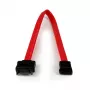 StarTech.com 0,3 m SATA-jatkokaapeli, 0,3 m, SATA III, SATA 7-pin, SATA 7-pin, uros/naaras, musta, punainen