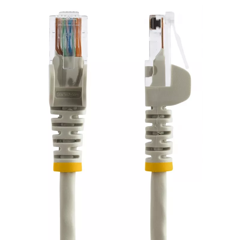 StarTech.com Cat5e patch-kaapeli ilman kielekettä RJ45-liittimillä – 15 m, harmaa