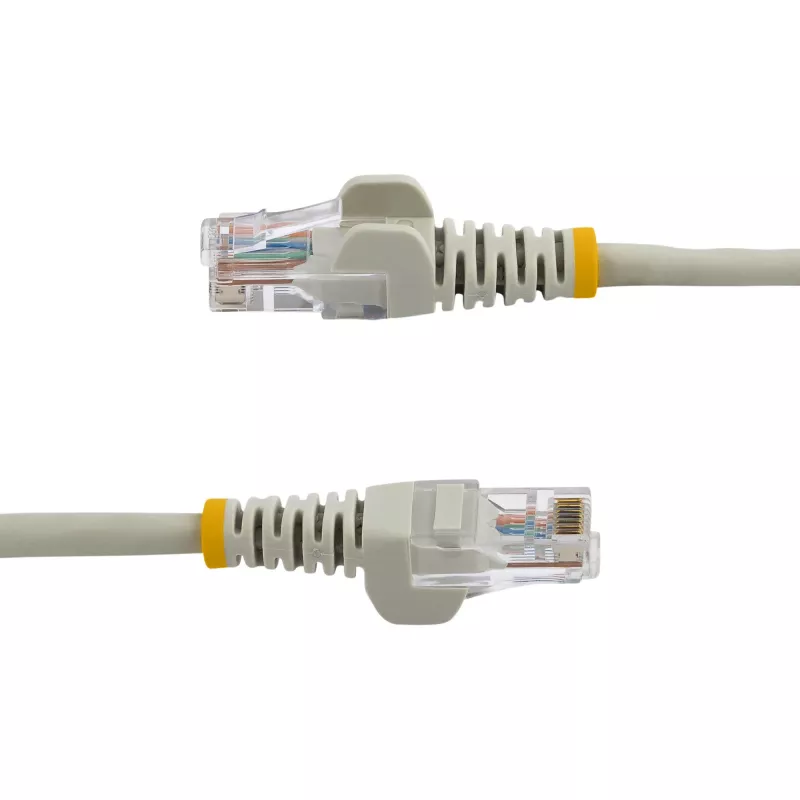 StarTech.com Cat5e patch-kaapeli ilman kielekettä RJ45-liittimillä – 15 m, harmaa