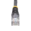 StarTech.com Cat5e patch-kaapeli valetuilla RJ45-liittimillä – 15 m – musta