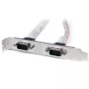 StarTech.com 2-porttinen 16 tuuman DB9 sarjaportin peltilevy 10-pin-headeriin