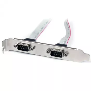 StarTech.com 2-porttinen 16 tuuman DB9 sarjaportin peltilevy 10-pin-headeriin