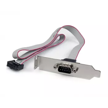 StarTech.com 1-porttinen 16 tuuman DB9 sarjaportin liitäntäpaneeli 10-pin-headeriin – Low Profile