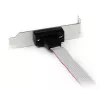 StarTech.com 1-porttinen 16 tuuman DB9 sarjaportin liitäntäpaneeli 10-pin-headeriin – Low Profile