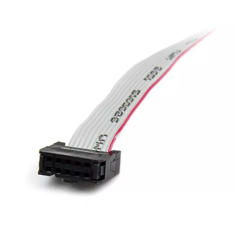 StarTech.com 1-porttinen 16 tuuman DB9 sarjaportin liitäntäpaneeli 10-pin-headeriin – Low Profile