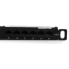 StarTech.com 24-porttinen 0.5U Cat5e -patch-paneeli – RJ45 Ethernet Rackmount Cat 5e 110 -patch-paneeli