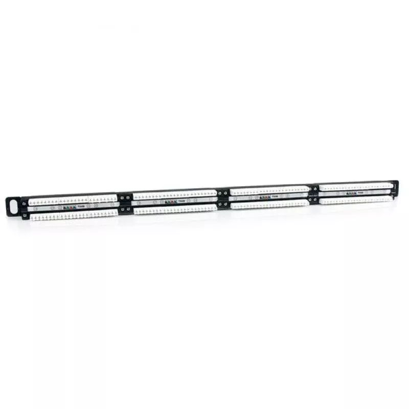 StarTech.com 24-porttinen 0.5U Cat5e -patch-paneeli – RJ45 Ethernet Rackmount Cat 5e 110 -patch-paneeli