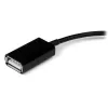 StarTech.com USB OTG -adapterikaapeli Samsung Galaxy Tabille, 0,1524 m, Samsung 30p, USB A, musta, uros, naaras