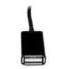 StarTech.com USB OTG -adapterikaapeli Samsung Galaxy Tabille, 0,1524 m, Samsung 30p, USB A, musta, uros, naaras