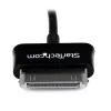 StarTech.com USB OTG -adapterikaapeli Samsung Galaxy Tabille, 0,1524 m, Samsung 30p, USB A, musta, uros, naaras