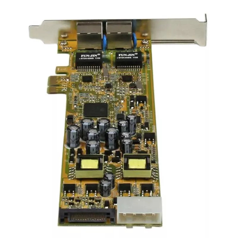 StarTech.com kaksiporttinen PCI Express Gigabit Ethernet PCIe -verkkokorttiadapteri – PoE/PSE