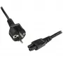 StarTech.com 2m kannettavan virtakaapeli, EU Schuko - C5, 2,5 A 250 V, 18AWG, kannettavan varakaapeli, virtalähdekaapeli, laturikaapeli, apilaliitin-/Mikki Hiiri -virtakaapeli