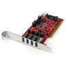 StarTech.com 4-porttinen PCI USB 3.0 -adapterikortti SATA/SP4-virtaliitännällä