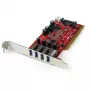StarTech.com 4-porttinen PCI USB 3.0 -adapterikortti SATA/SP4-virtaliitännällä