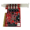 StarTech.com 4-porttinen PCI USB 3.0 -adapterikortti SATA/SP4-virtaliitännällä