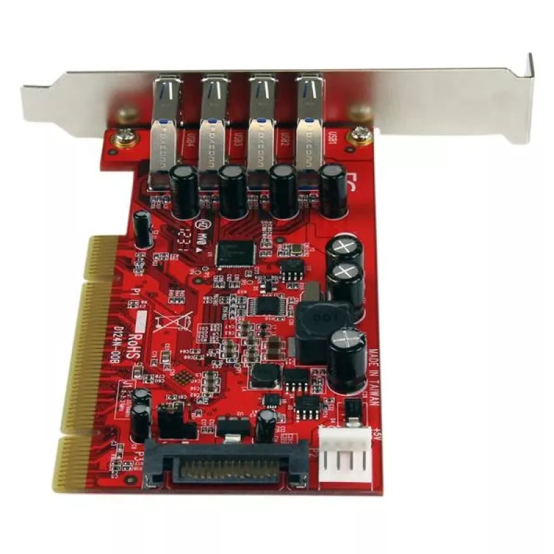 StarTech.com 4-porttinen PCI USB 3.0 -adapterikortti SATA/SP4-virtaliitännällä