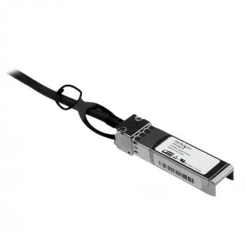 StarTech.com Cisco SFP-H10GB-CU1M -yhteensopiva 1 m 10G SFP+ - SFP+ suoraliitäntäkaapeli Twinax – 10GbE SFP+ kupari-DAC 10 Gbit/s vähän virtaa kuluttava passiivinen Mini GBIC/lähetin-vastaanotinmoduuli DAC Firepower ASR920 ASR9000
